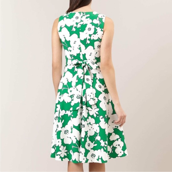 Hobbs London Fit-and-Flare Evie Dress sz. 2 - Picture 4 of 8